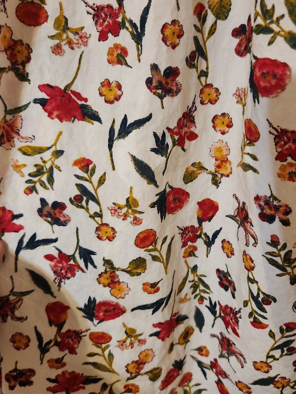 J.Crew Smocked Puff-Sleeve Midi Dress in a Vintage Floral Cotton Print Size XS - Picture 4 of 7